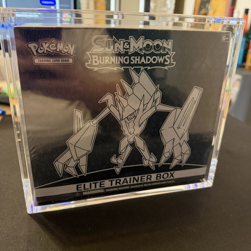 Pokemon Burning Shadows ETB Mint with Acrylic