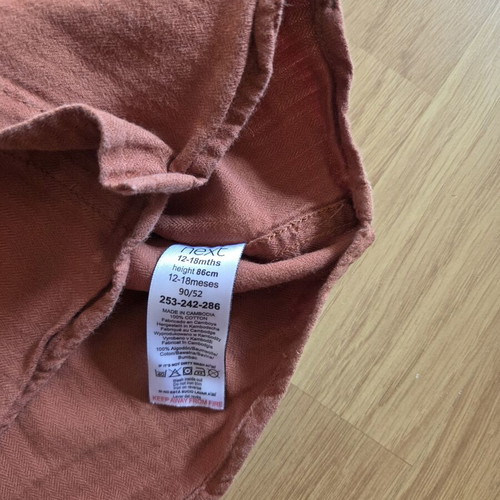 Hemdje Next like new baby shirt