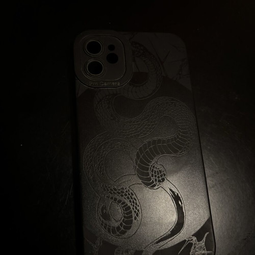 iPhone 11 case with snake design like new