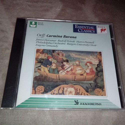 Orff Carmina Burana CD like new, classical music Sony Essential Classics