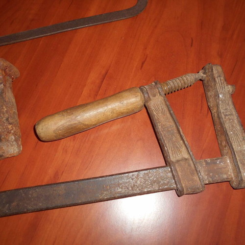 Old tools used, pack of 3, carpenter use for museum or decoration