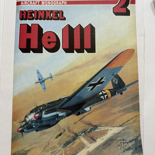 Aircraft Monograph 2 Heinkel He 111 book like new, English