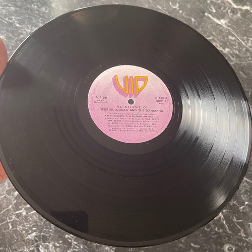 George Loukas & The Danaians Il Silenzio LP used, rock