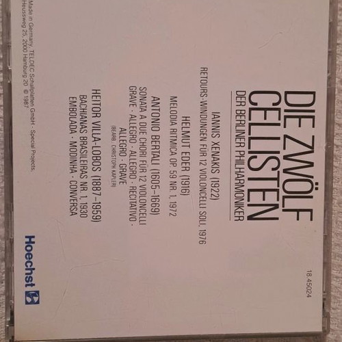 Die Zwolf Cellisten CD used, like new