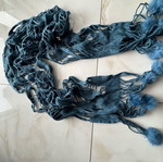 Scarf like new blue