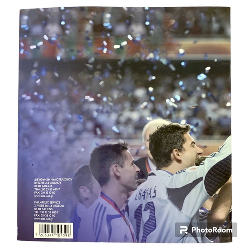 Euro 2004 collectible stamps new, fully completed booklet