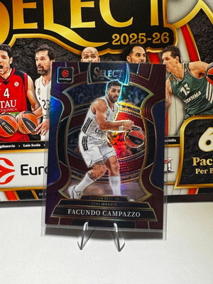 2025-26 Panini Select Euroleague Facundo Campazzo card new