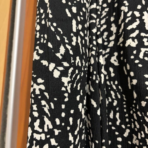 Mango midi dress new, size Large, black and white
