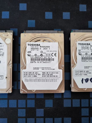 Sony PS3 Internal Hard Drives 2.5" SATA HDD like new, set of 3