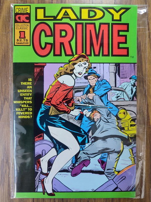 Lady Crime comic used, English