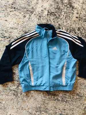 Μπουφάκι Adidas μεταχειρισμένο για αγόρι 4-5 ετών γαλάζιο