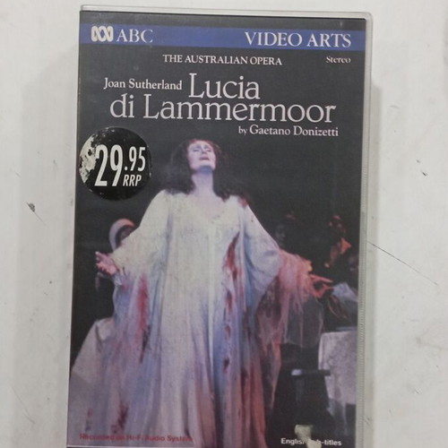 Video cassette Lucia di Lammermoor like new