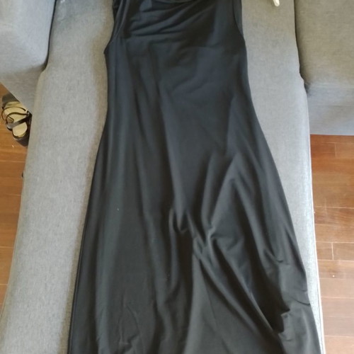 Coast women's dress used, black silk, medium size
