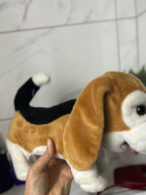 Интерактивно пишкащо плюшено куче Pipi Max употребявано с проблем