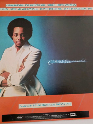 Δίσκος βινυλίου Peabo Bryson Crosswinds μεταχειρισμένος σε πολύ καλή κατάσταση
