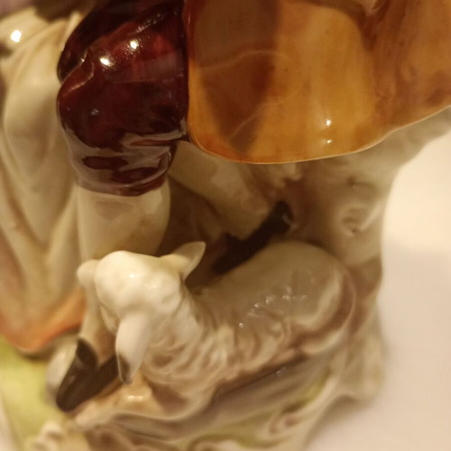 Porcelain figurine like new, German porcelain with GDR crown mark