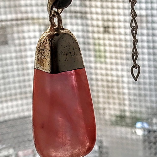 Pendant with stone new on cord