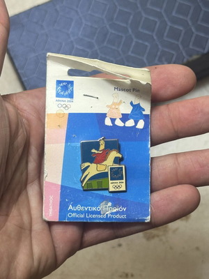 Olympic Games Athens 2004 Phoebus Mascot Pin used