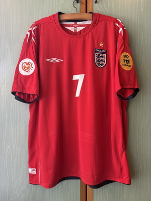 David Beckham England Football Jersey Euro 2004 like new, size L