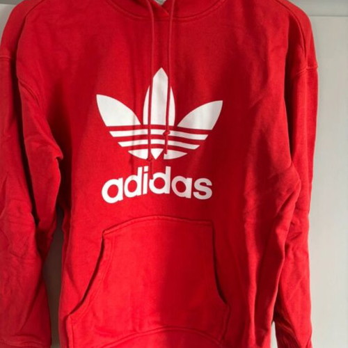 Adidas sweatshirt new, red, size S