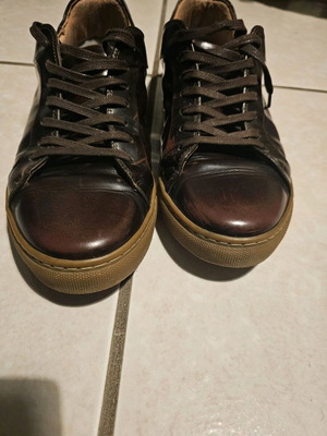 Dune London leather sneakers used, size 44