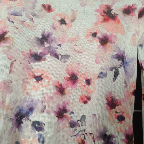 Floral blouse like new, thin knit, size S