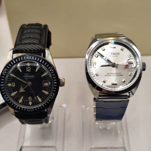 Vintage watches set with boxes and parts