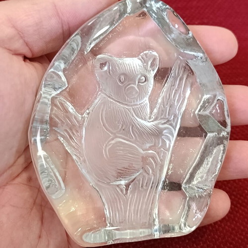 Vintage glass koala decoration from Australia, like new