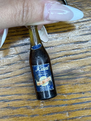 Miniature Bottle Keychain used