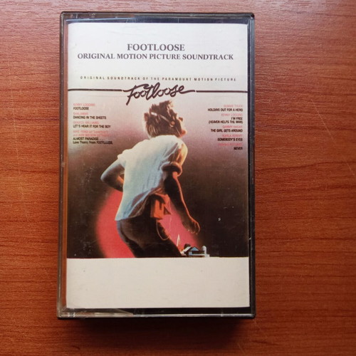 Footloose movie OST collectible audio tape used from 1980s