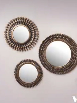 Set of 3 Vicko mirrors like new