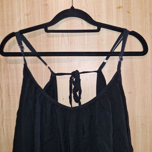 Black summer airy dress size L like new