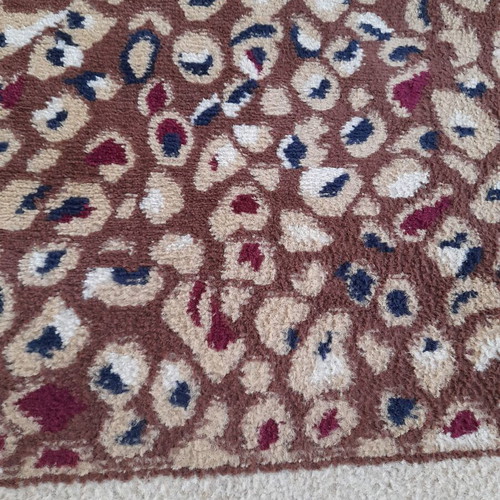 Beige-Bordeaux rug 170x210 cm used