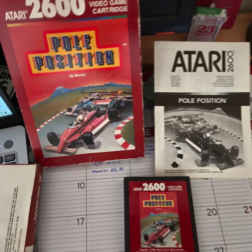 Pole Position Atari 2600 complete set used, racing game