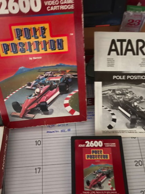 Pole Position Atari 2600 complete set used, racing game