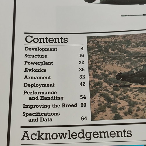 Combat Aircraft AH 64 book used, English hardcover