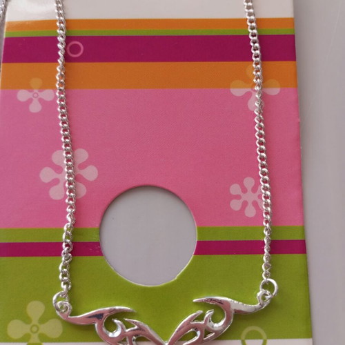 Silver Plated Back Body Chain with Tribal Design new