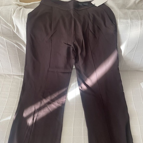 Zara wide leg pants new, brown, size M