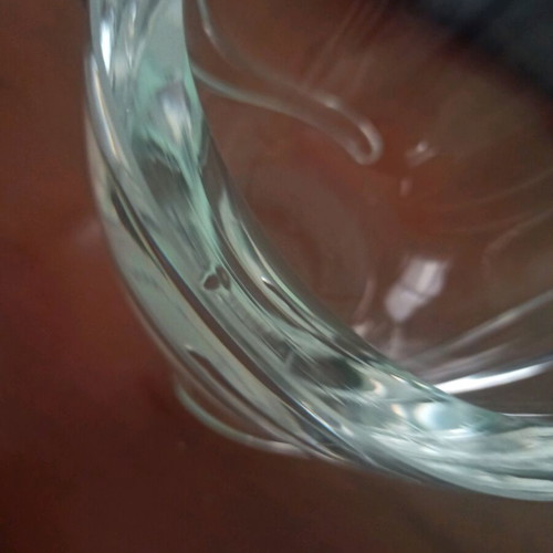 KROSNO crystal container used, Polish crystal