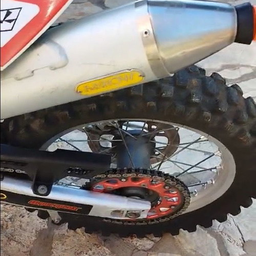 Husqvarna TE 450 E used model 2012, red