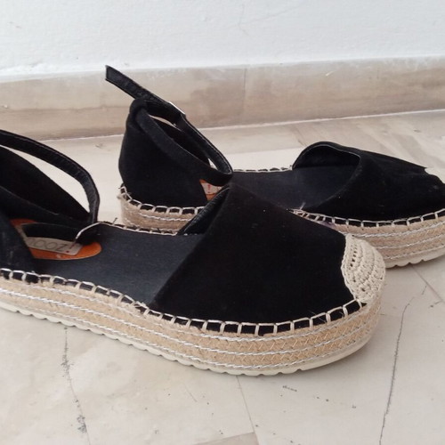 Espadrilles Shooz used, black, size 38