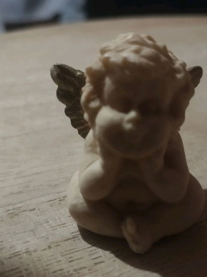Handmade angel figurine used, ceramic, from Venice