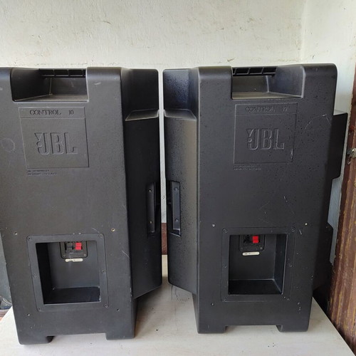 JBL Control 10 3-Way Studio Monitor Speakers used, mirror-imaged pair