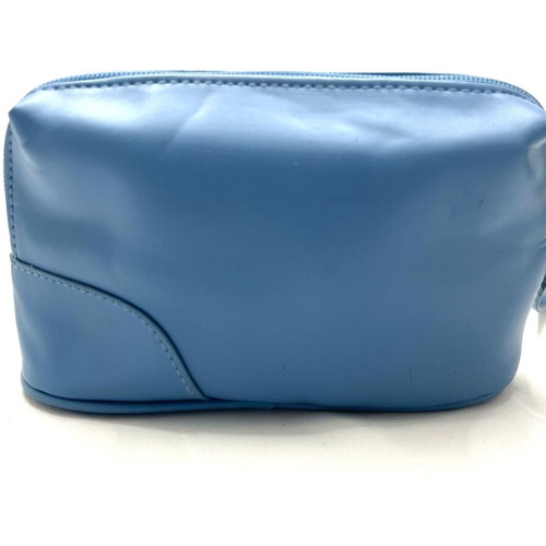 Ferragamo Parfums Light Blue Handbag Used Vanity Case