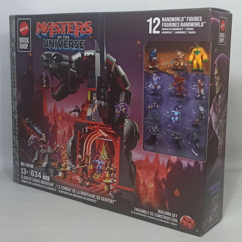 Mattel Brick Shop Masters of the Universe Clash at Snake Mountain set new