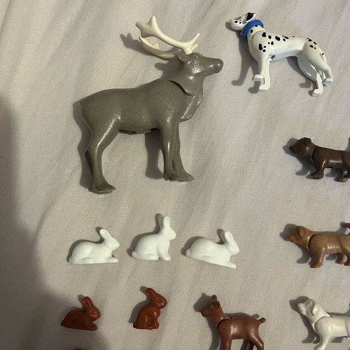 Playmobil animal figures used, animal toy set