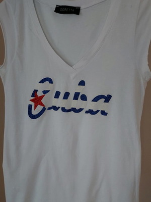 Doretta Sleeveless Top New, White
