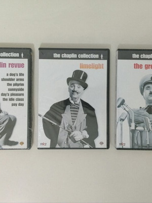 The Chaplin Collection 3 DVD set like new, comedy