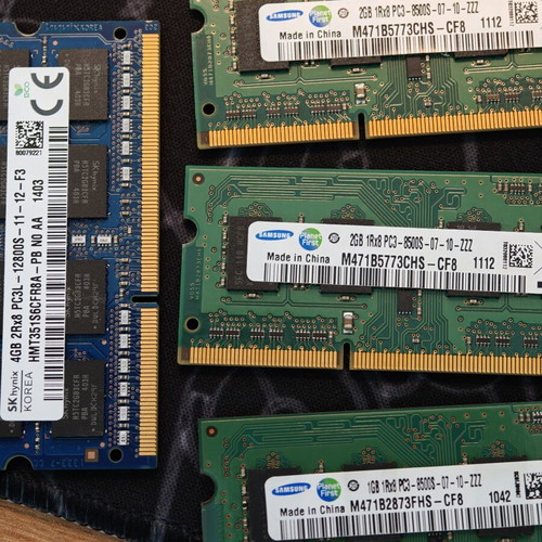 Laptop RAM set DDR2 DDR3 used