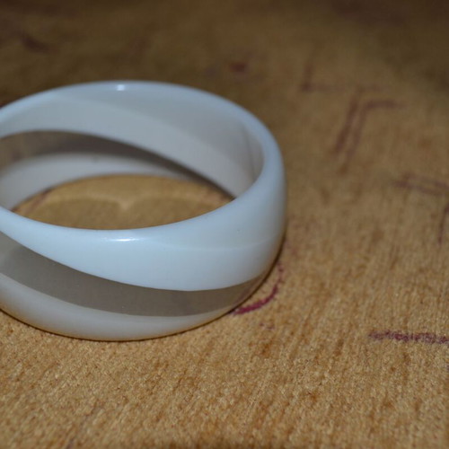 Various fixed bracelets used, multicolored, wood and plastic